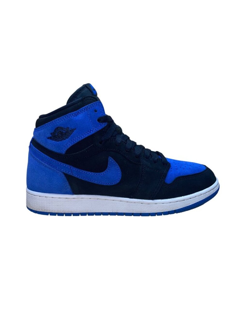 Nike Air Youth Black & Blue Dunk Low Grade School Sneakers Size 7Y